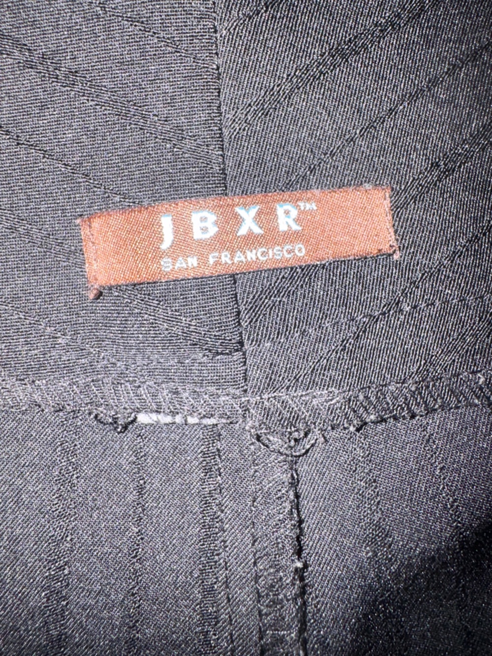 JBXR Plus Size 20W Black Pinstripe Dress Pants Wrinkle-Free Career Slacks 40x31 - Picture 3 of 8